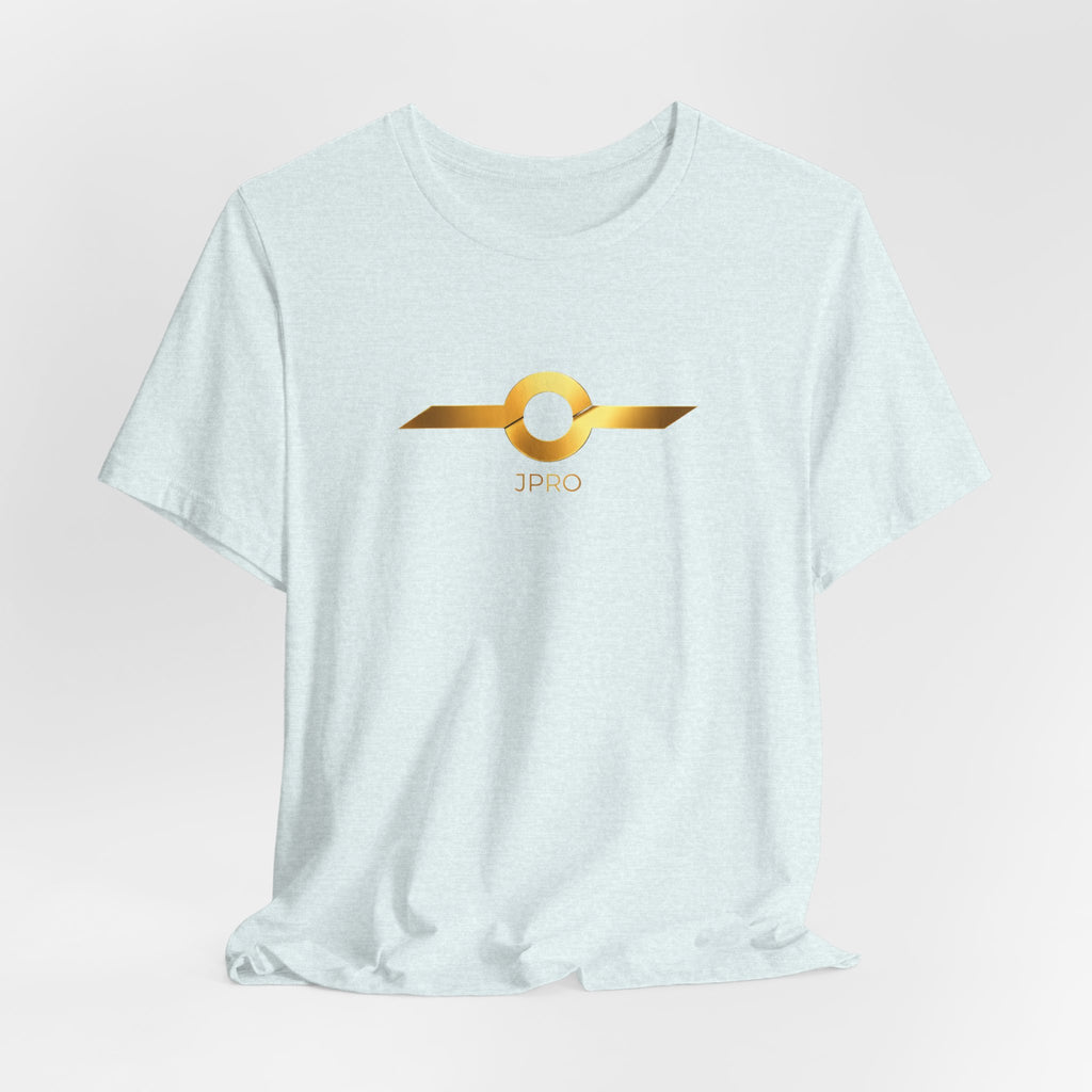 Gold Drip Wing Tee — Metallic Emblem Graphic T-Shirt