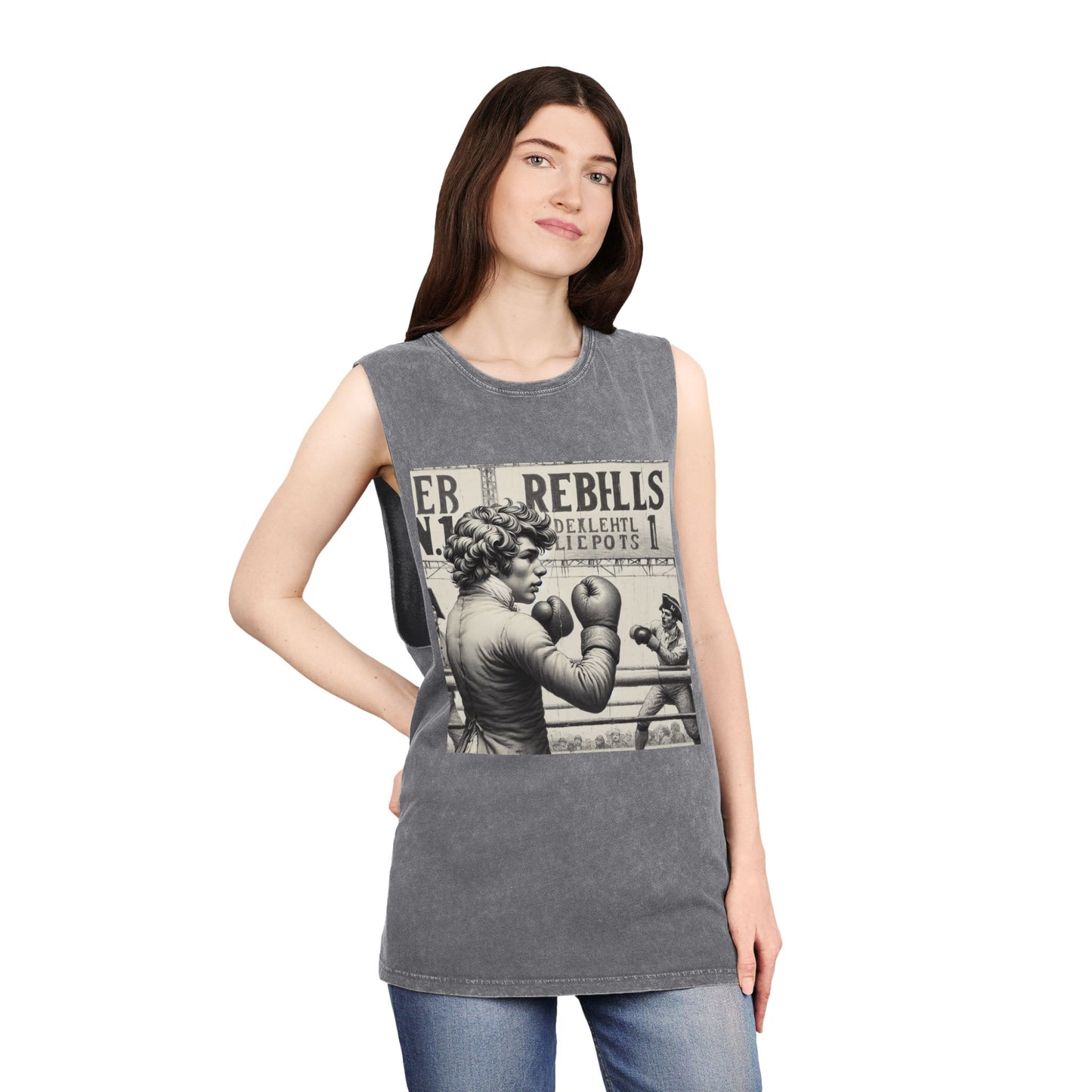 REBHLLS SERIES N.1 Unisex Stonewash Tank Top