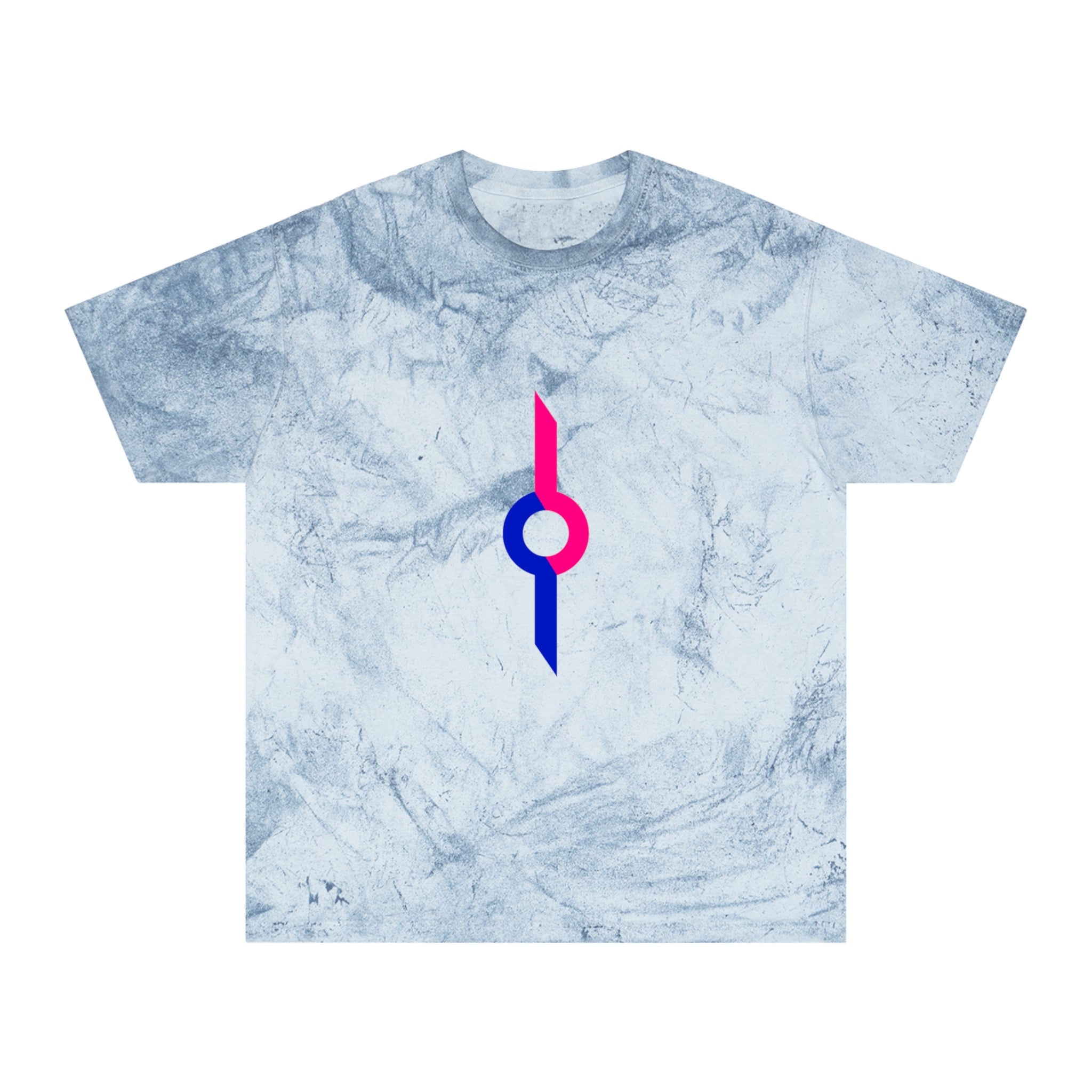 Tie-Dye Rainbow Sunburst T-Shirt — Colorful Geometric Graphic Tee