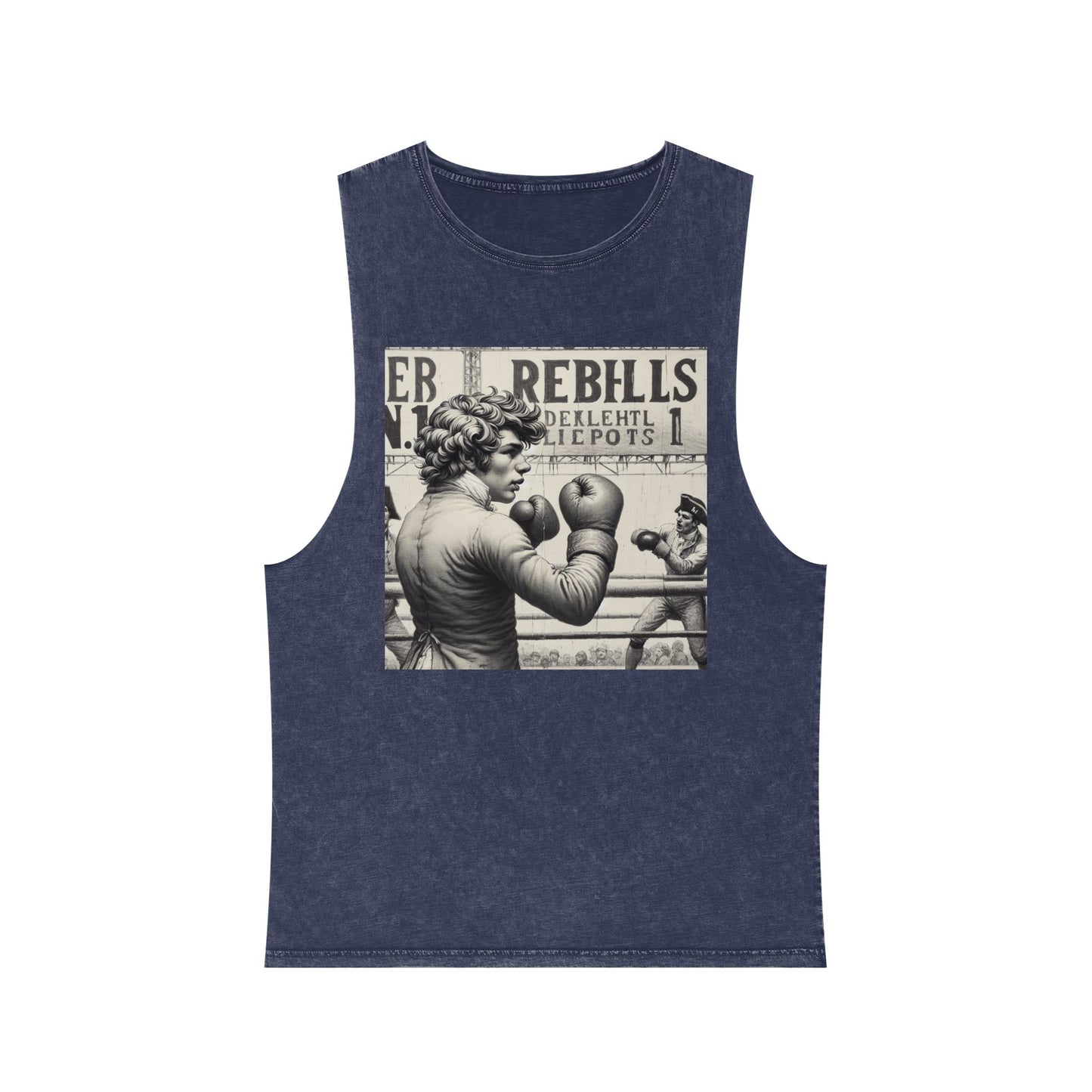 REBHLLS SERIES N.1 Unisex Stonewash Tank Top