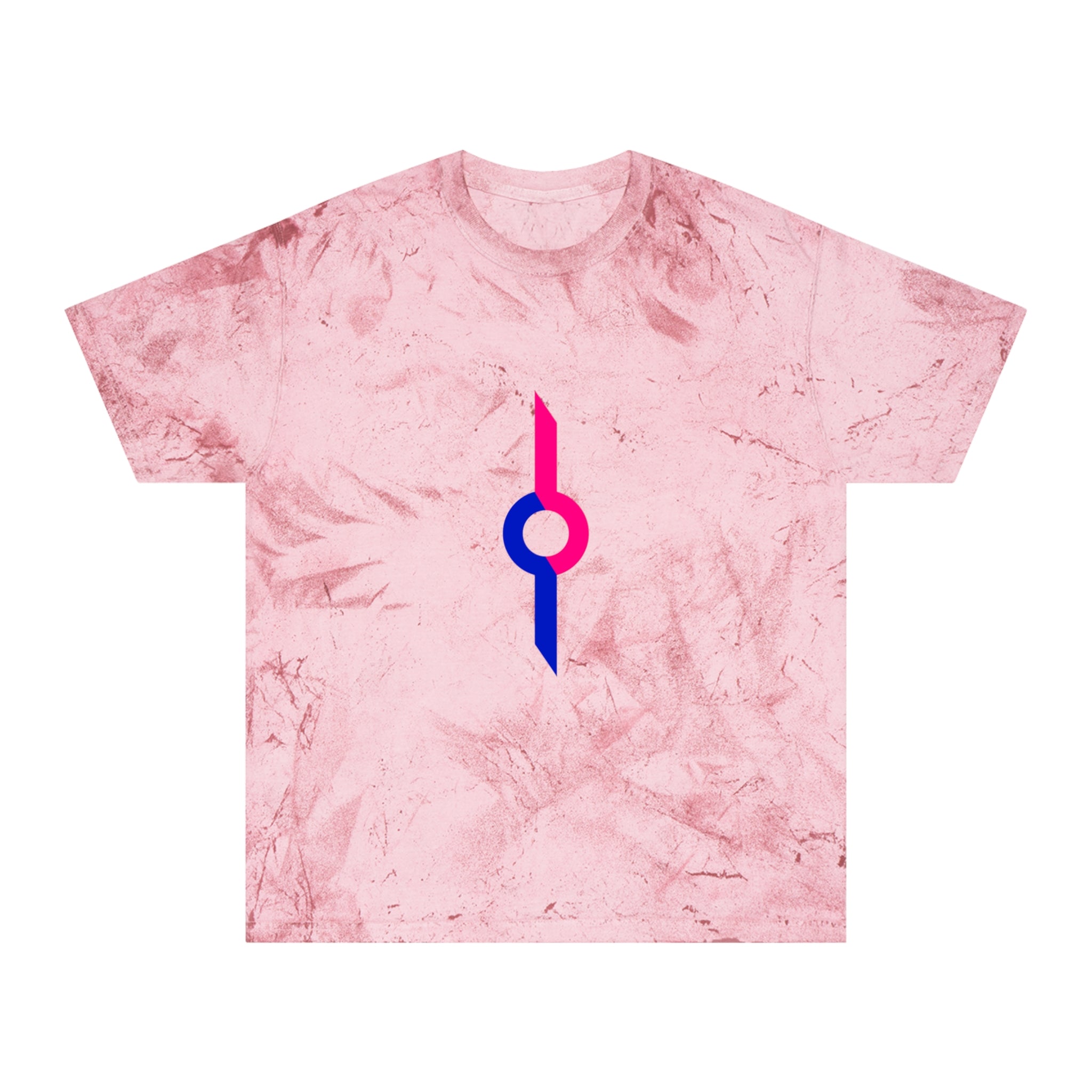 Tie-Dye Rainbow Sunburst T-Shirt — Colorful Geometric Graphic Tee