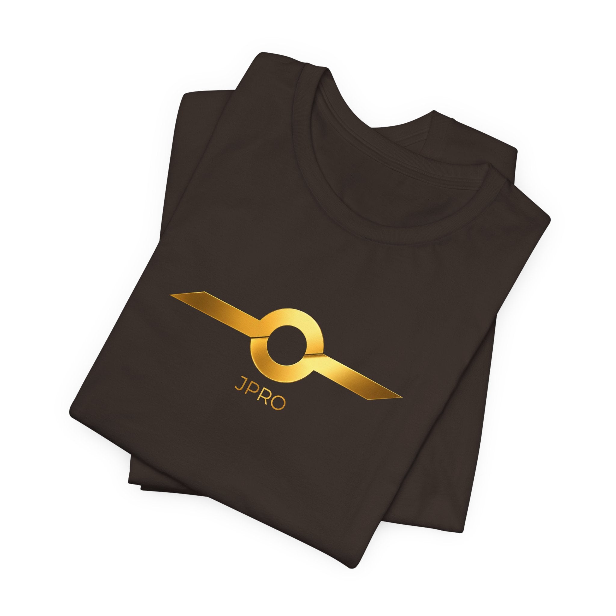 Gold Drip Wing Tee — Metallic Emblem Graphic T-Shirt